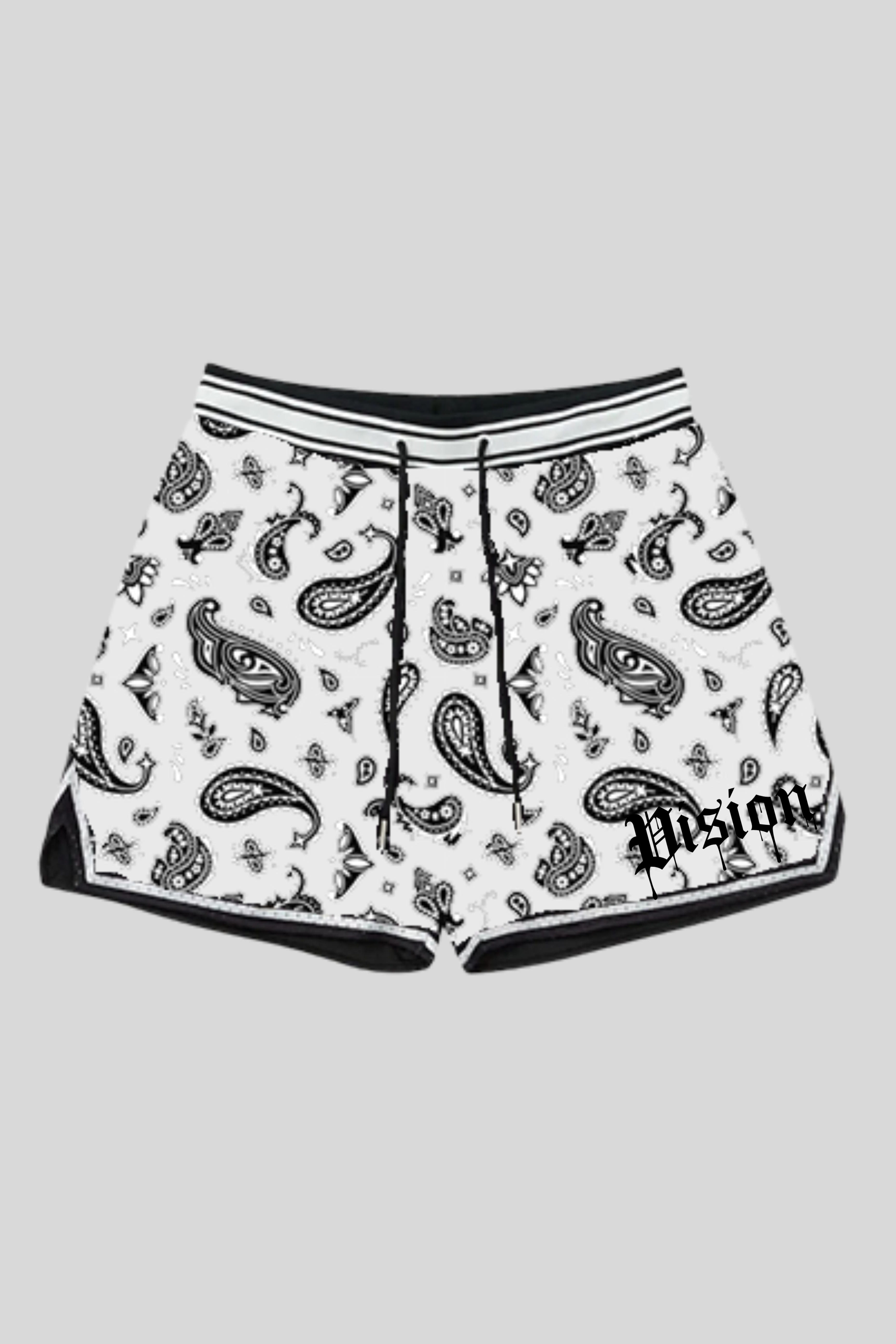 PERSEVERE 5” SHORTS- WHITE