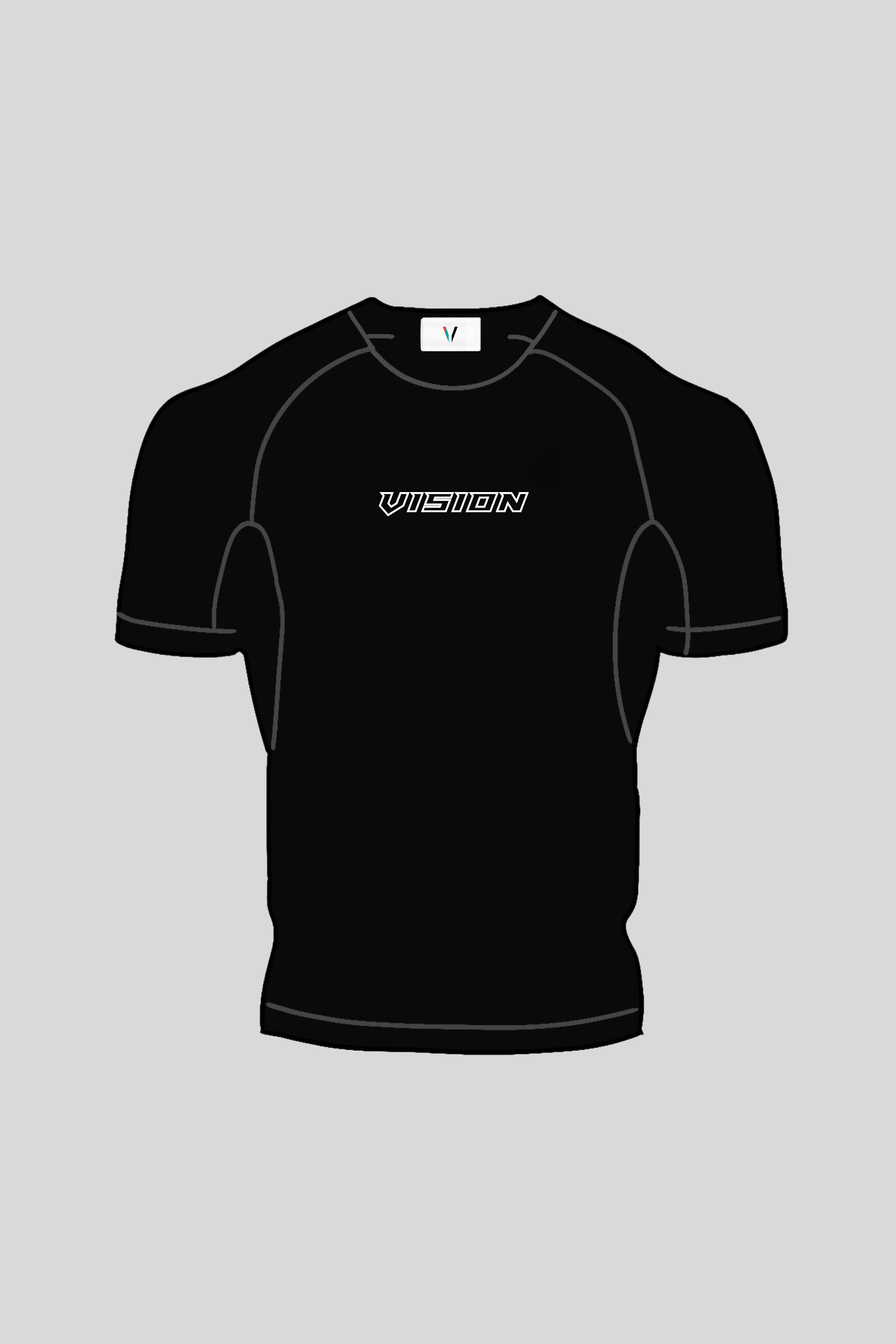 COMPRESSION T (BLACK)